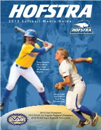 2013 Softball Media Guide