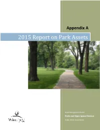 2015 Report on Park Assets