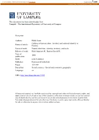 This Document Has Been Downloaded from Tampub – the Institutional Repository of University of Tampere