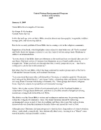 United Nations Environmental Program Archive of E-Articles 2009