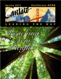 Cantate (Spring 2013)