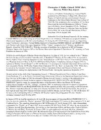 Colonel Christopher J