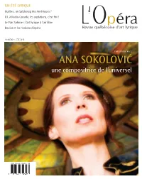 Revue L'opéra #4
