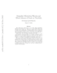 Symmetric Obstruction Theories and Hilbert Schemes of Points On