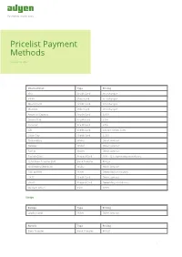 Adyen Commercial Documentation