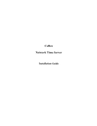 Cobox Network Time Server