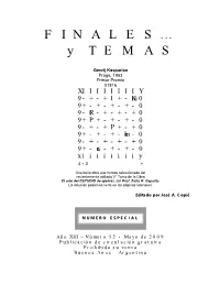 FINALES… Y TEMAS