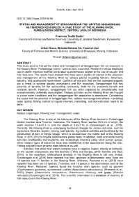Status and Management of Senggaringan Fish (Mystus