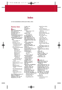 General Index A
