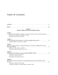 Table of Contents