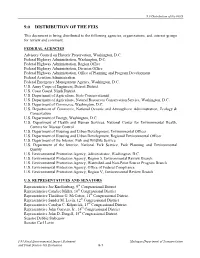 Chapter 9 Distribution of the FEIS