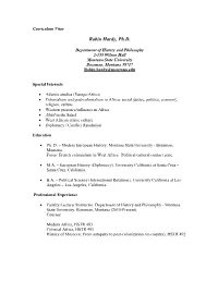 Curriculum Vitae