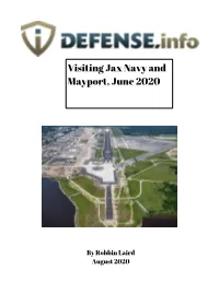 Visiting Jax Navy and Mayport, June 2020