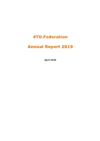 4TU.Federation Annual Report 2019