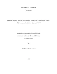 A Political and Cultural History of Power and the Dialectics