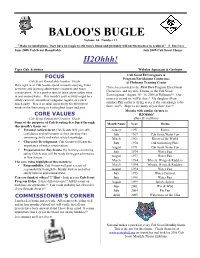 BALOO's BUGLE Volume 14, Number 11 "Make No Small Plans