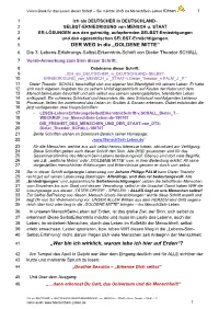 DER WEG in Die „GOLDENE MITTE“ 6 Die 3