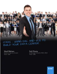 Itaas — Using Ehc and Vce to Build Your Data Center