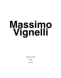 Massimo Vignelli
