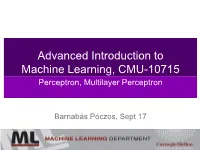 Multilayer Perceptron