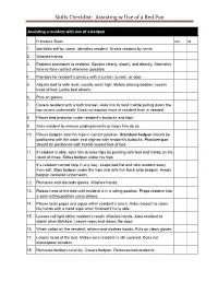 Skills Checklist: Assisting W Use of a Bed Pan