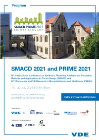 SMACD 2021 and PRIME 2021