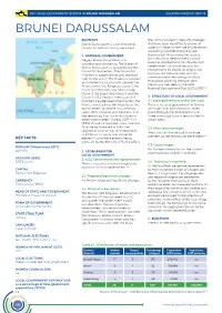 The Local Government System in Brunei Darussalam