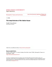 The Many Histories of the Hatton House