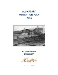 2016 All-Hazard Mitigation Plan