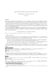 Approximations, Fibrations and Intersection Type Systems