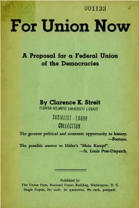 For Union Now