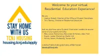 Living on Campus Webinar Slides