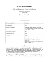 Phoenix Family and Nurseries Collection