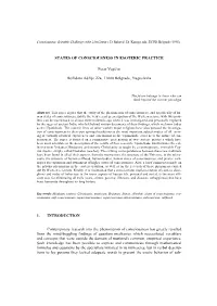 States of Consciousness in Esoteric Practice