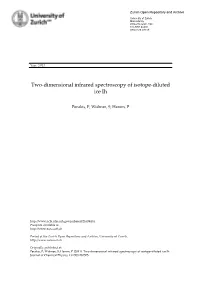 Two-Dimensional Infrared Spectroscopy of Isotope-Diluted Ice Ih