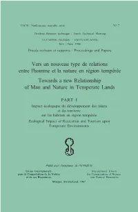 Vers Un Nouveau Type De Relations Entre L'homme Et La Nature En Région Tempérée Towards a New Relationship of Man and Nature in Temperate Lands