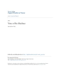 Voice of the Machine Sean Jackson Eads