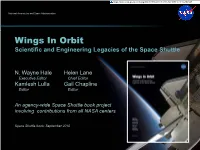 Wings in Orbit Scientific and Engineering Legacies of the Space Shuttle