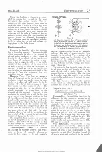 Handbook Electromagnetism Electromagnetism