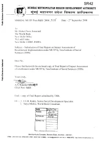MUMBAI METROPOLITAN REGION DEVELOPMENT AUTHORITY 4 U 1Jq TIWF4TI- ET Wk T Fwetu Nil [ T 1