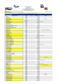 Sales List(Stock) of Used Arcade Game Machines