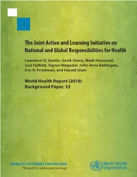 The Global Health Governance Project