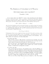 The Relation of Cobordism to K-Theories