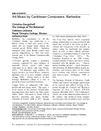 Art Music by Caribbean Composers: Barbados