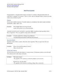 End Punctuation