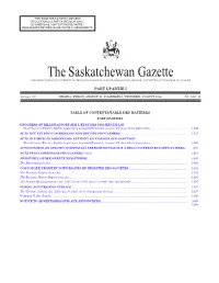 Gazette Part I, August 19, 2016