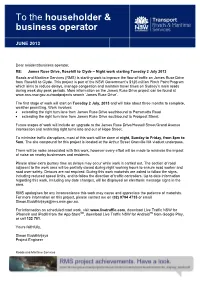 James Ruse Drive Improvements