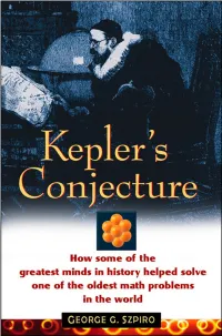 Kepler's Conjecture