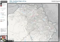 Kurdistan Region of Iraq Production Date : 4 August 2016 REFERENCE MAP As of July 2016 Country Border