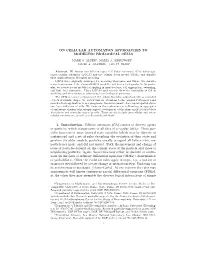 On Cellular Automaton Approaches to Modeling Biological Cells
